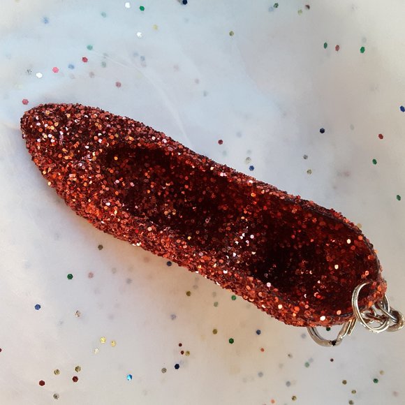Coming Soon! Ruby Slipper Wizard Oz Inspired Handcrafted Acrylic Keychain Shoe - Picture 15 of 15